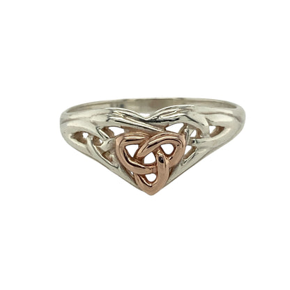 925 Silver Cymru Metal Celtic Triquetra Ring