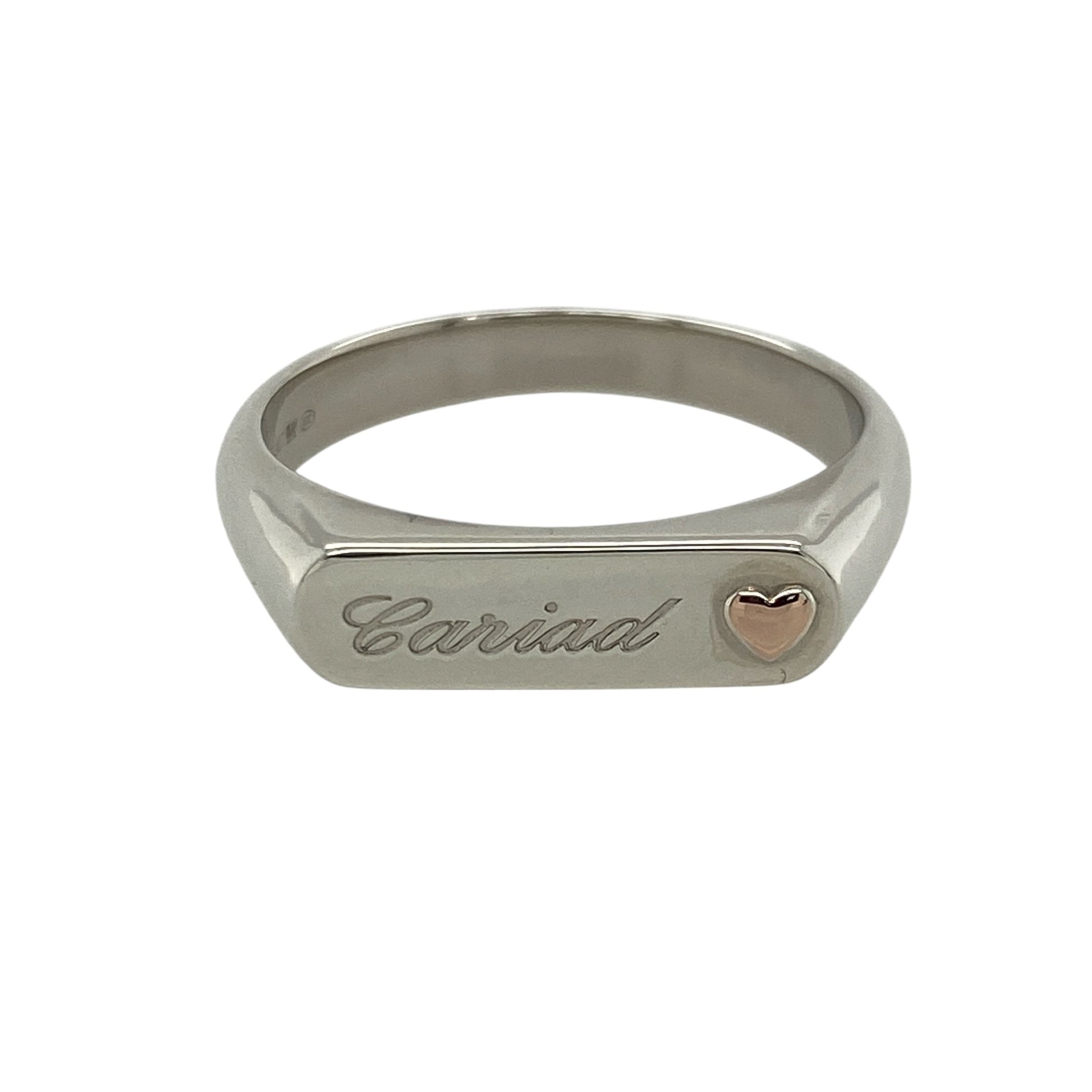 925 Silver Clogau Cariad Signet Ring