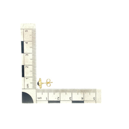 9ct Gold & Onyx Set Fancy Stud Earrings