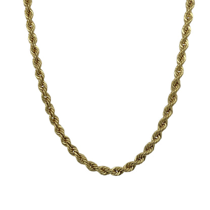 9ct Gold 20" Rope Chain