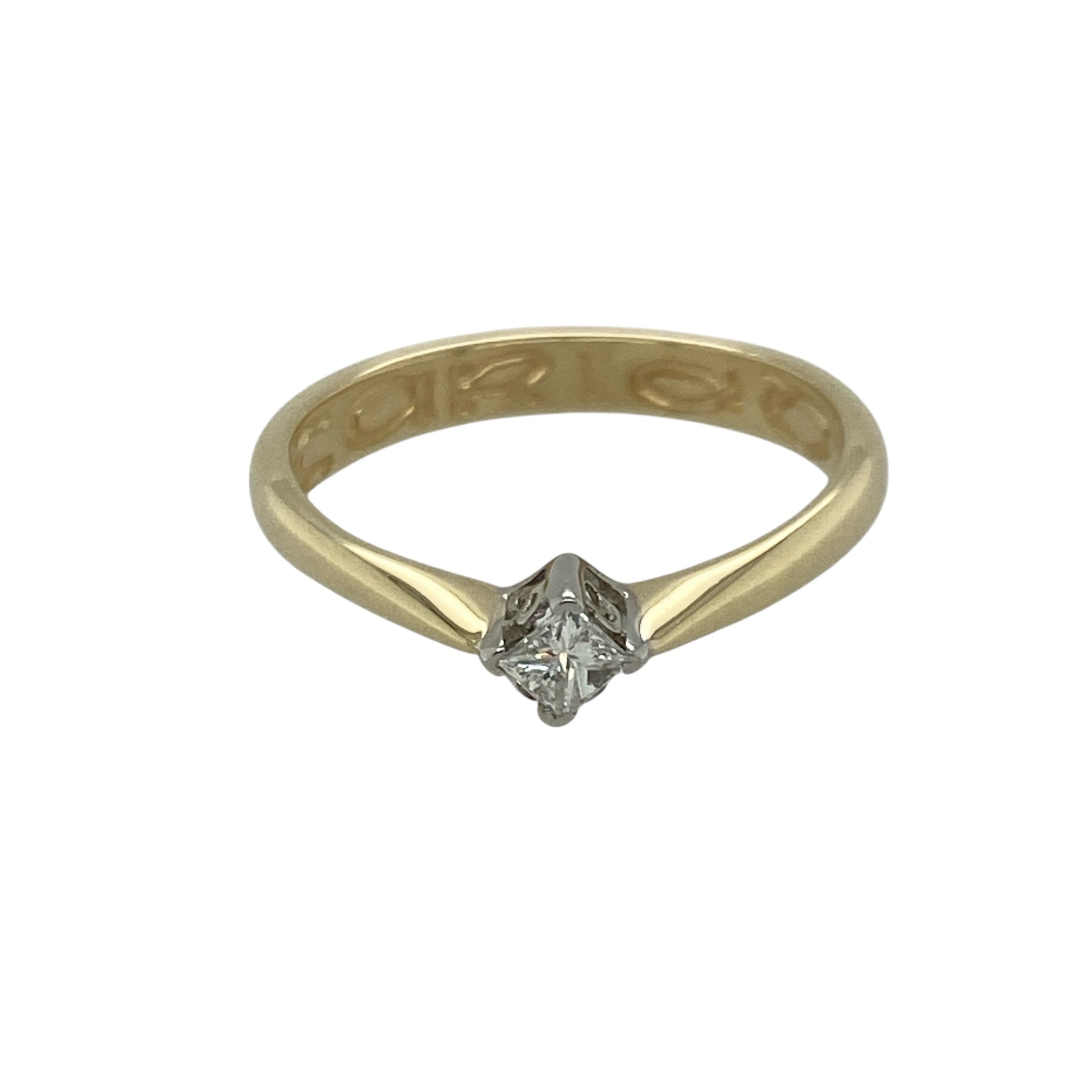 9ct Gold & Diamond Set Clogau Cariad Solitaire Ring