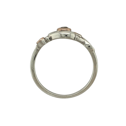 925 Silver & White Topaz Set Clogau Pistyll Rhaeadr Ring