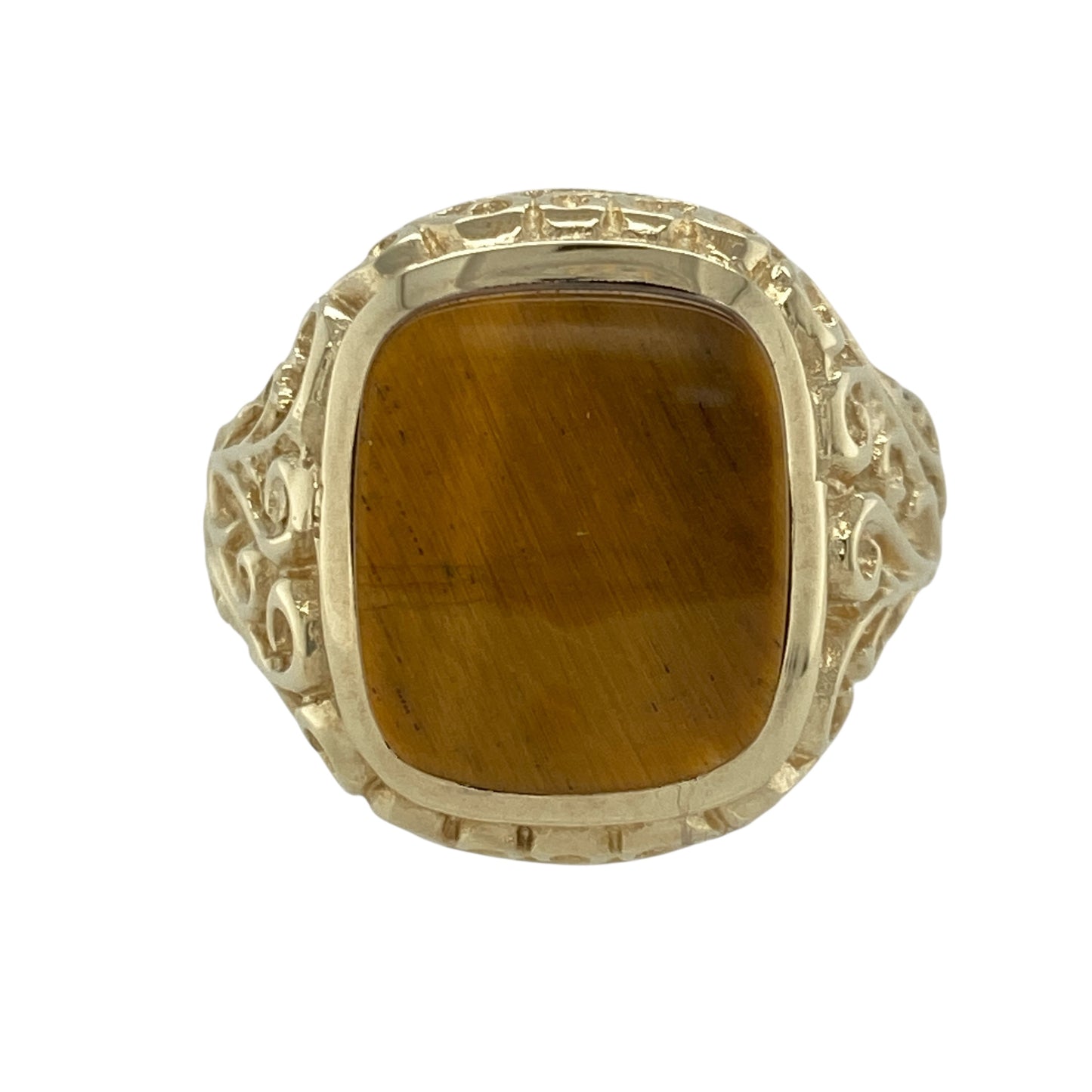9ct Gold & Tiger's Eye Signet Ring
