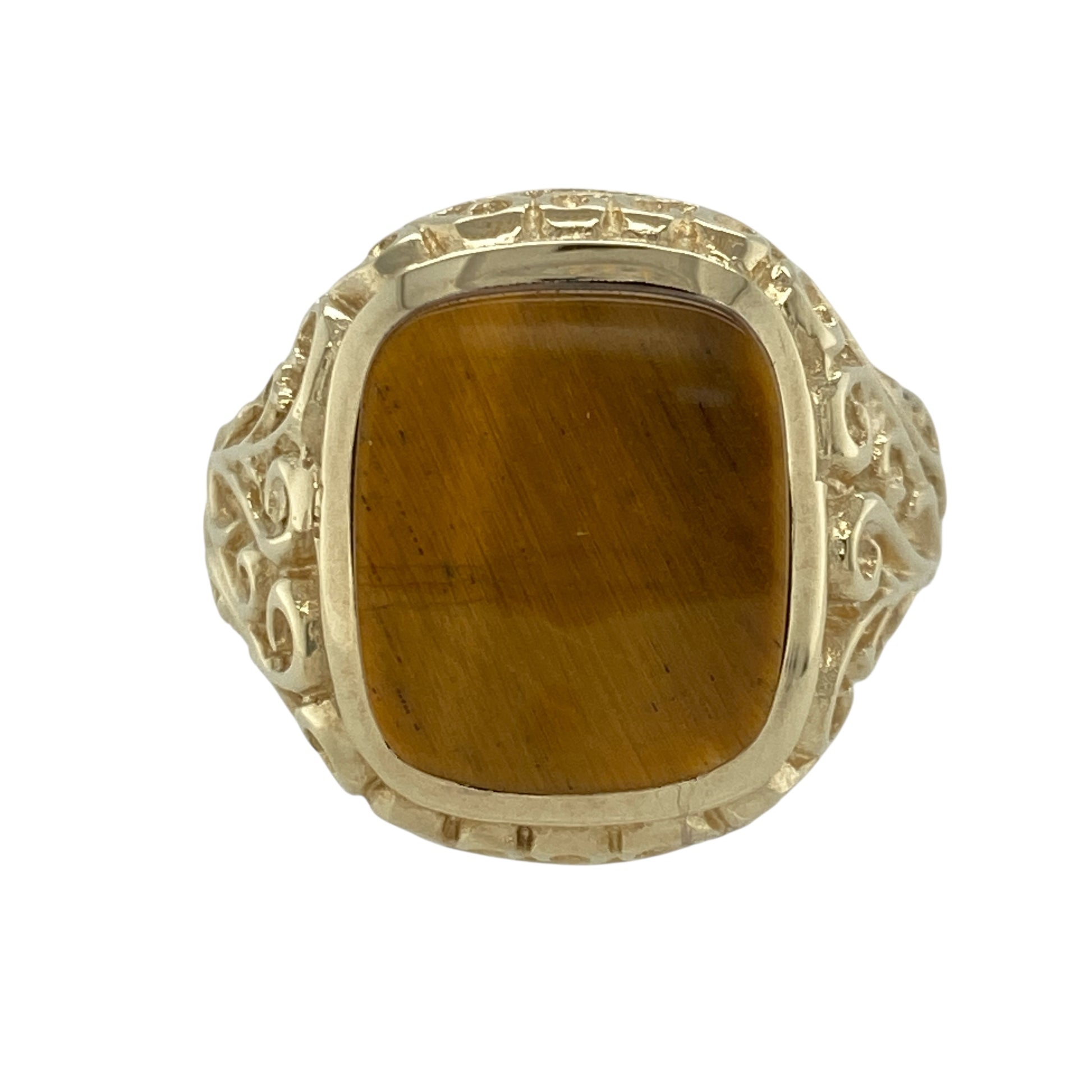9ct Gold & Tiger's Eye Signet Ring