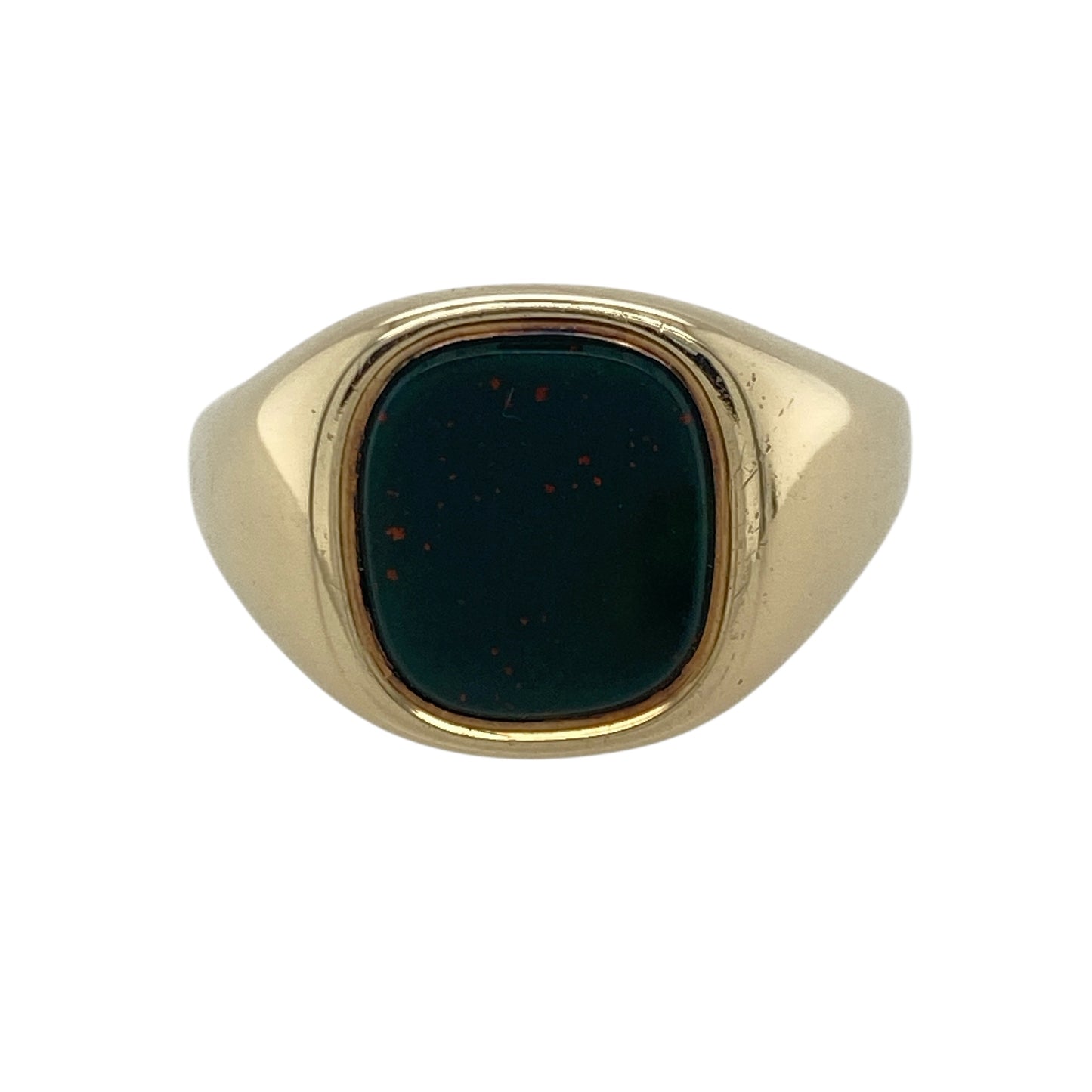 9ct Gold & Bloodstone Set Signet Ring