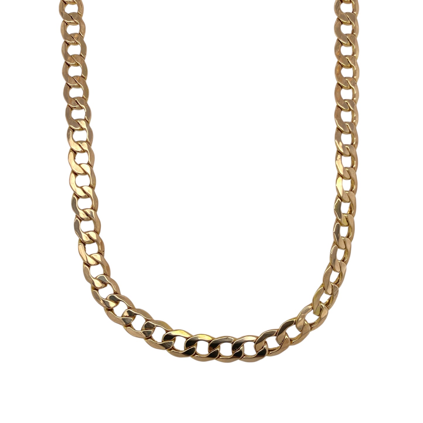 9ct Gold 20" Hollow Curb Chain