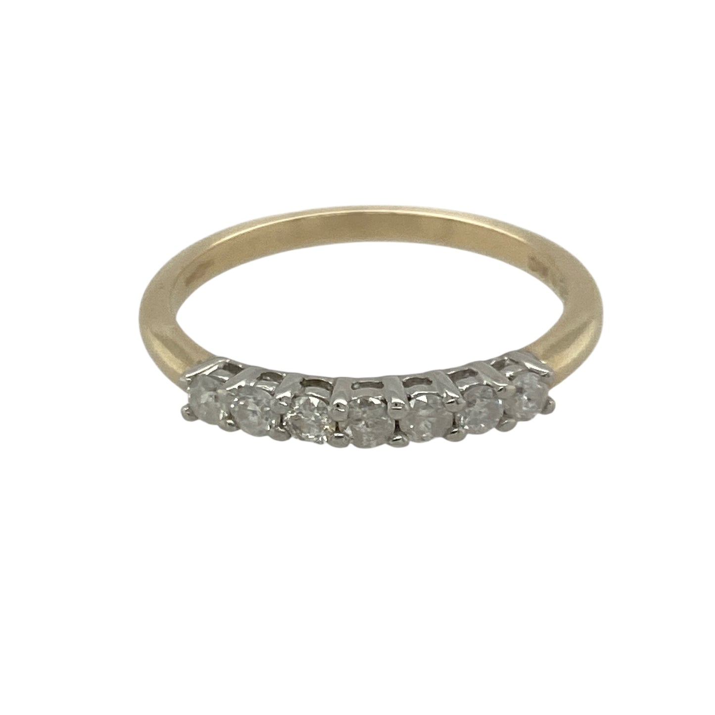 9ct Gold & Diamond Set Band Ring