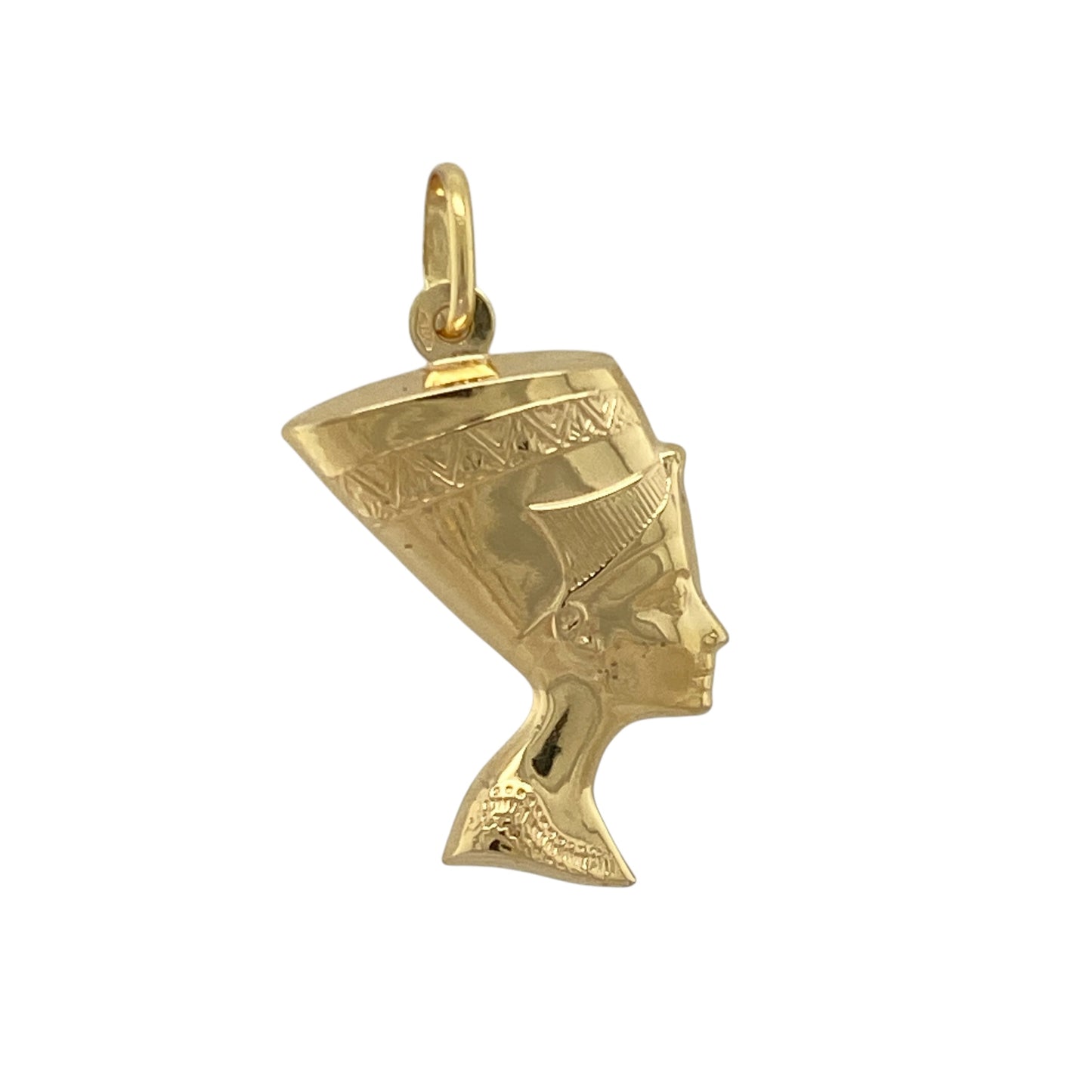 9ct Gold Nefertiti Head Pendant