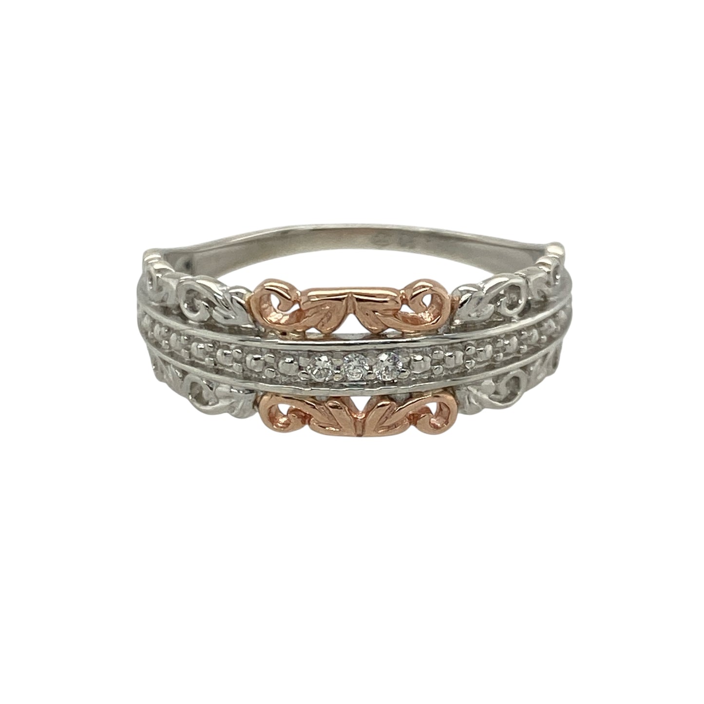 925 Silver & Diamond Set Clogau Tree of Life Band Ring