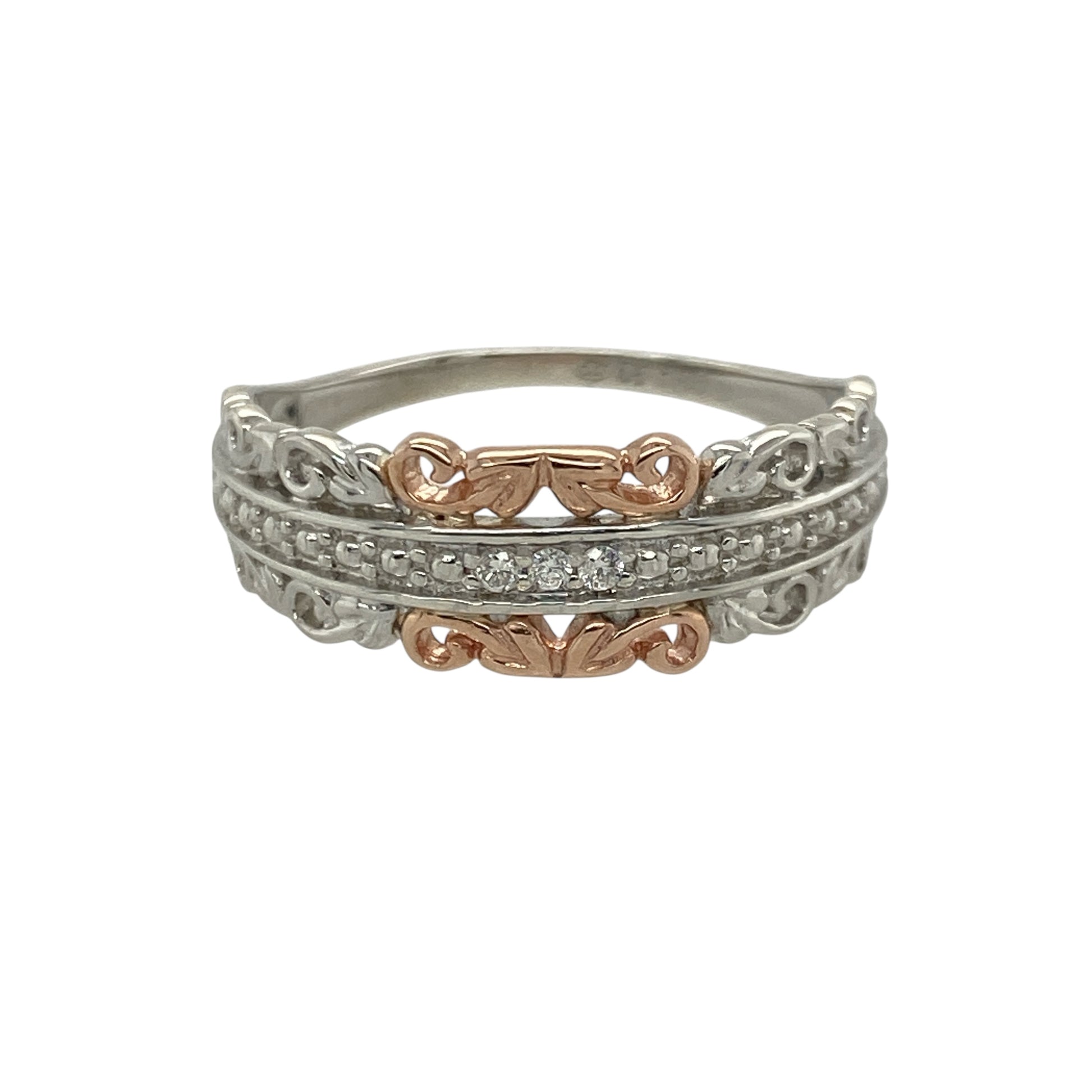 925 Silver & Diamond Set Clogau Tree of Life Band Ring