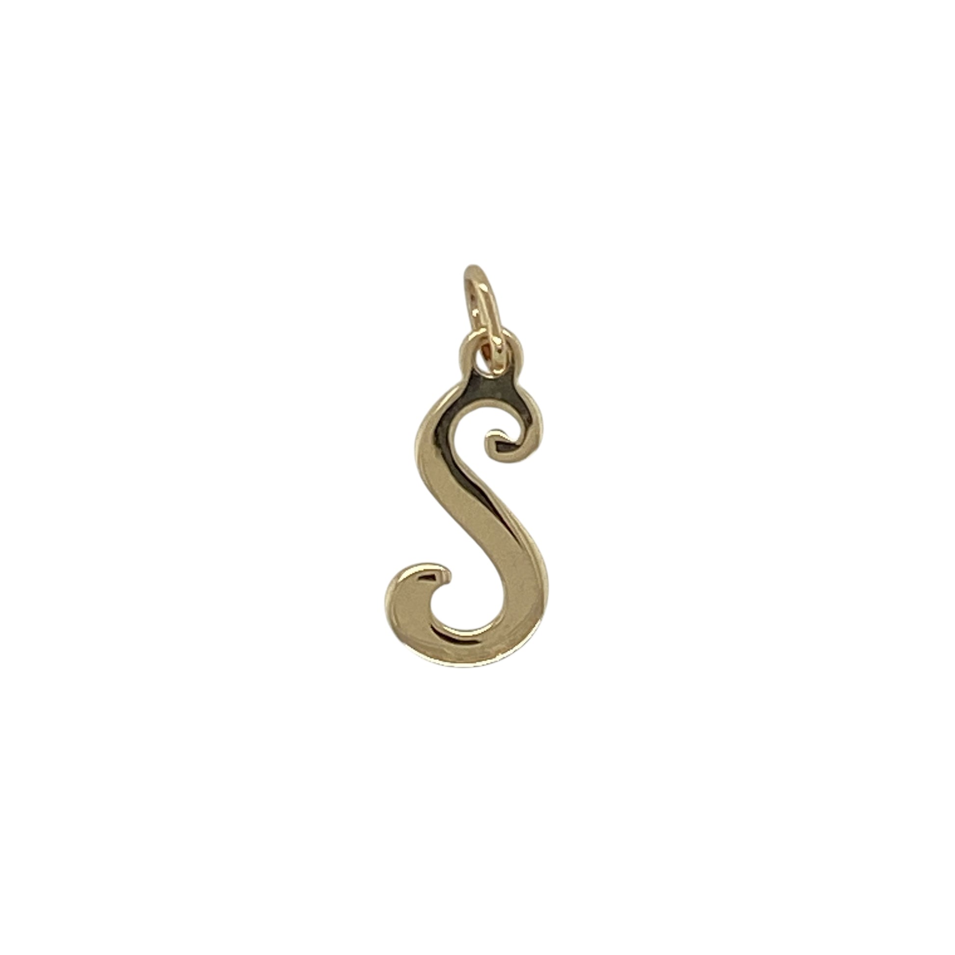 9ct Gold Initial 'S' Pendant