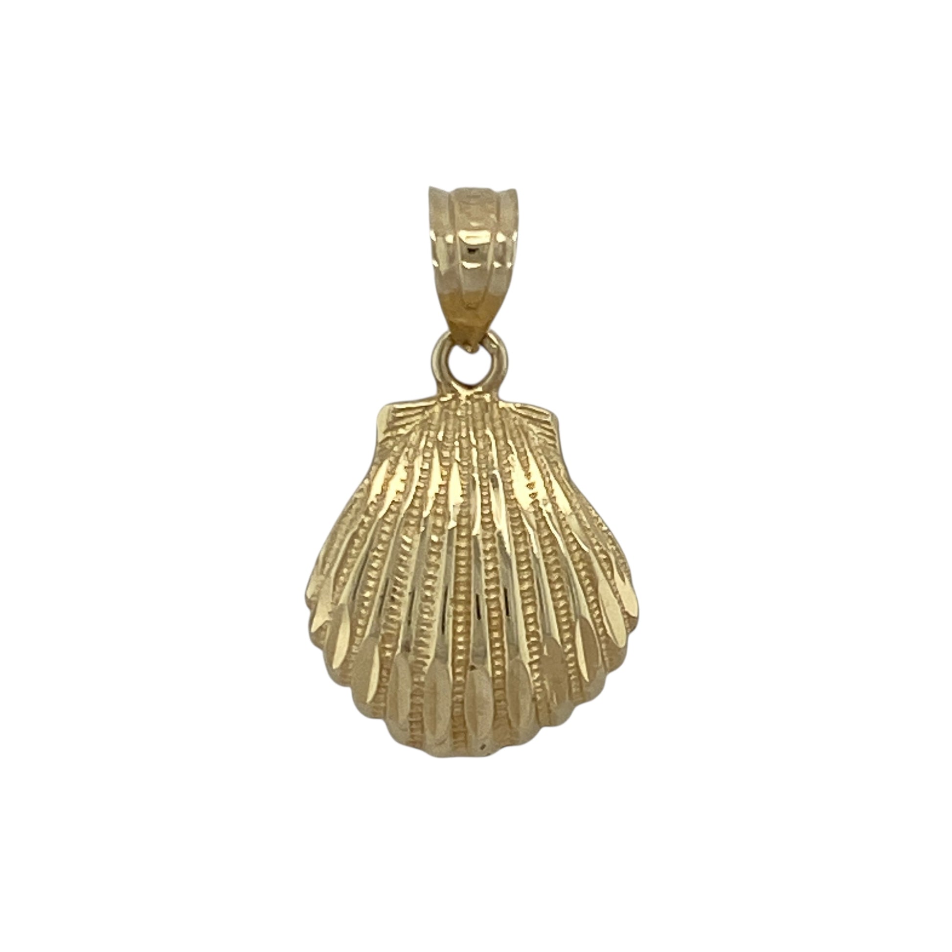 9ct Gold Seashell Pendant