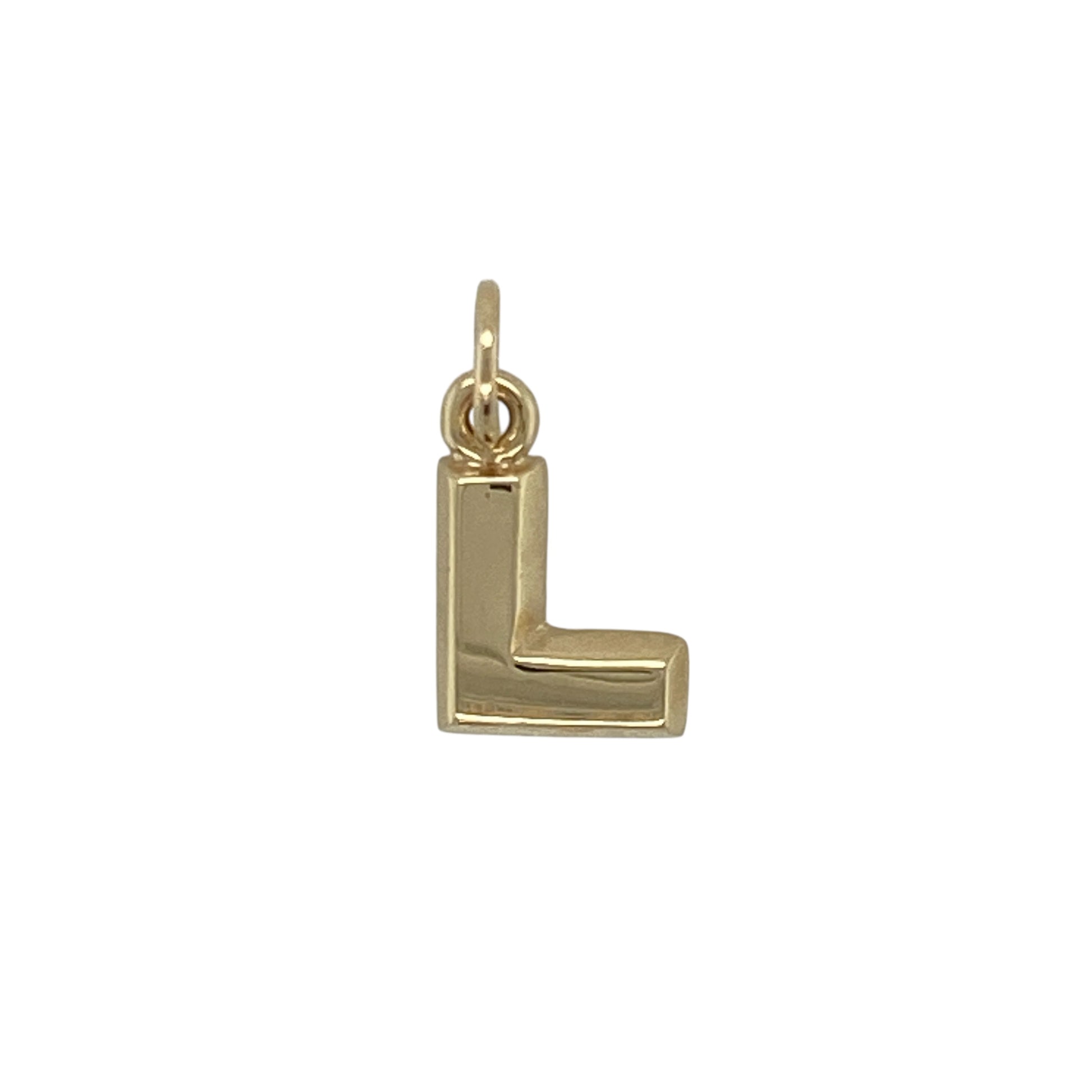 9ct Gold Initial 'L' Pendant