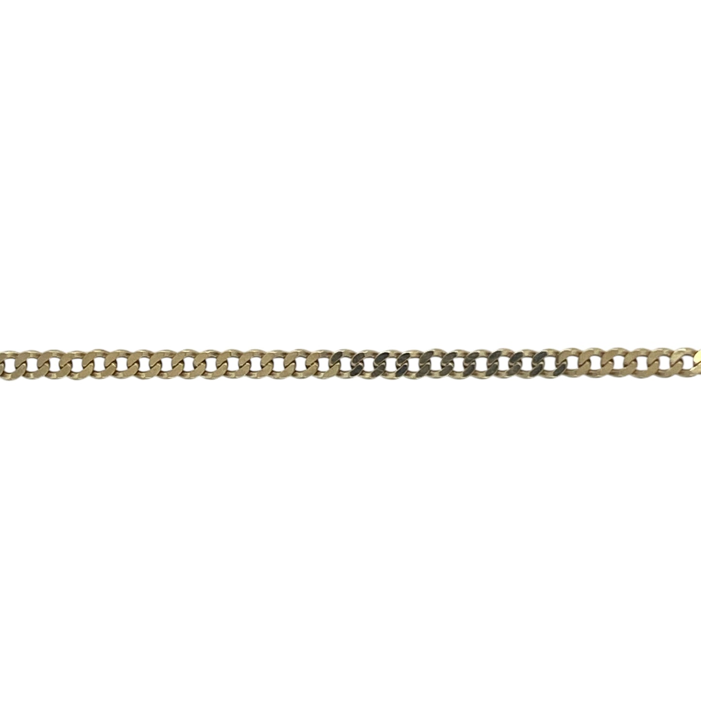 9ct Gold Curved Bar Elephant 16" Necklace
