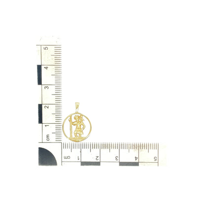 9ct Gold Open St Christopher Pendant