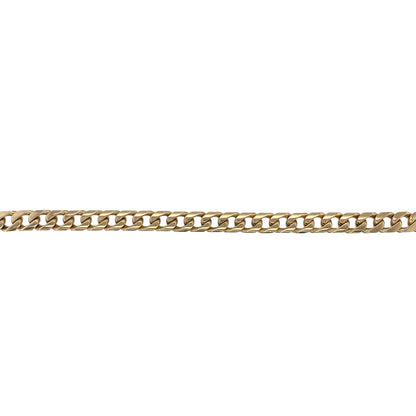9ct Gold 8.5" Curb Bracelet