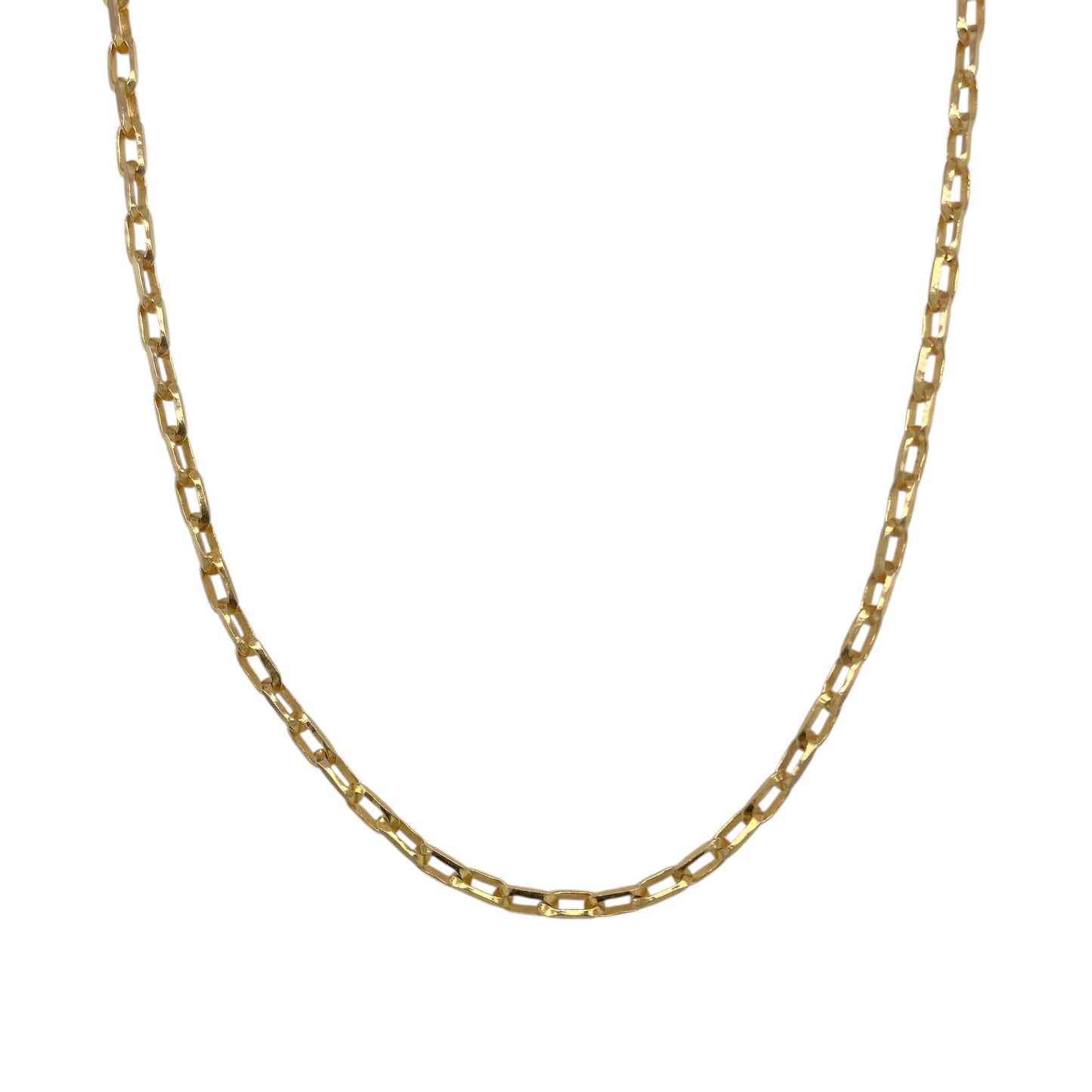 9ct Gold 24" Faceted Belcher Chain
