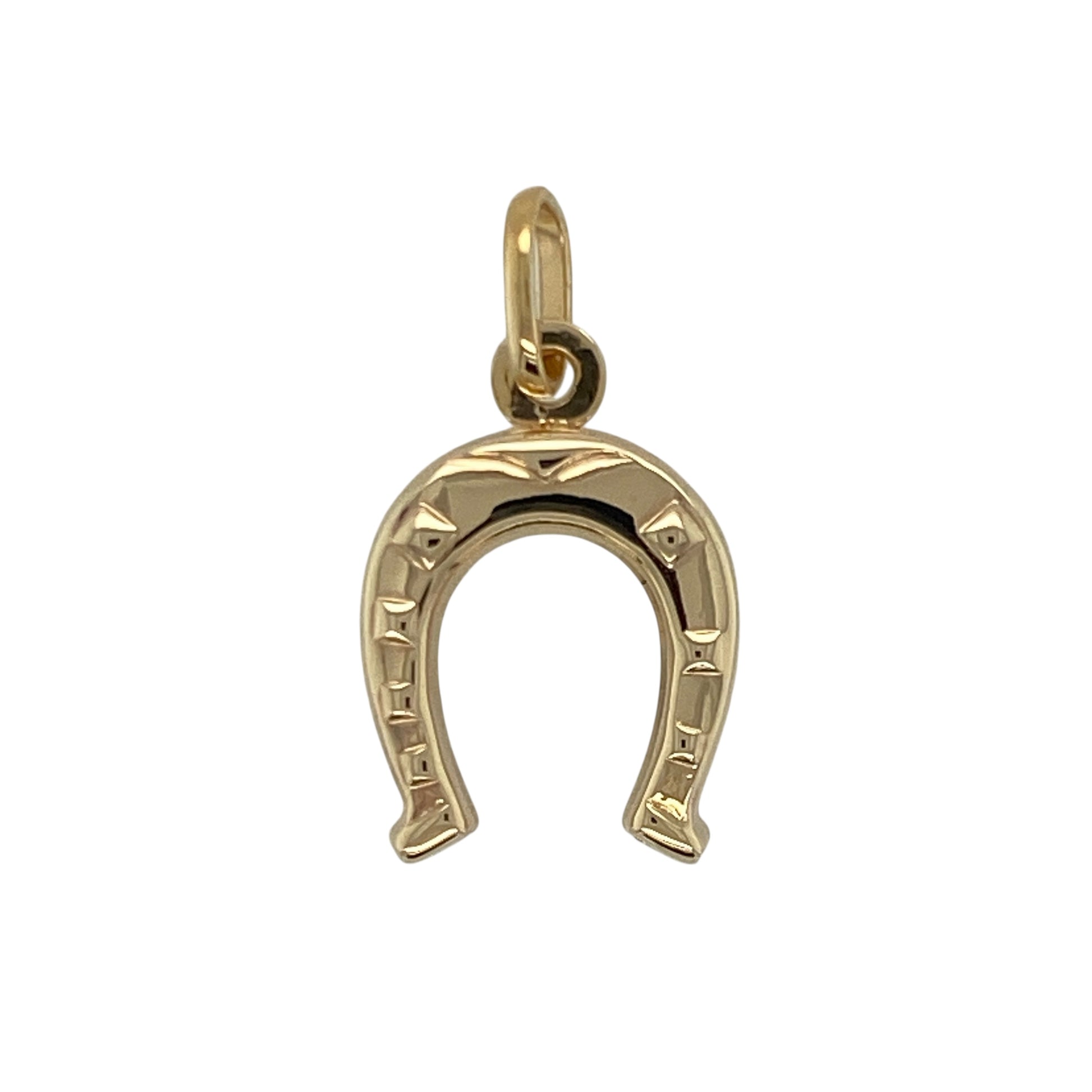 9ct Gold Horseshoe Pendant