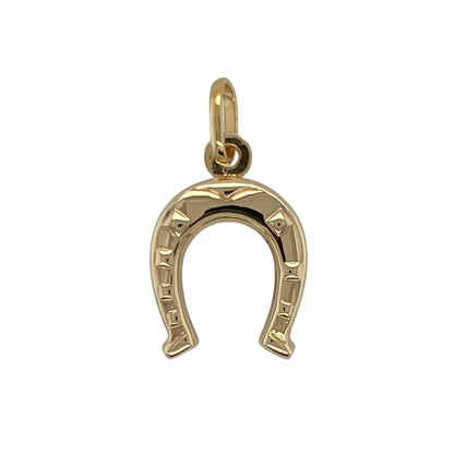 9ct Gold Horseshoe Pendant