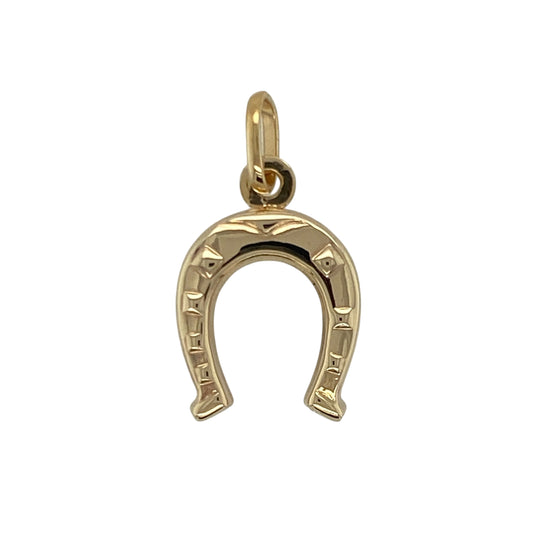 9ct Gold Horseshoe Pendant