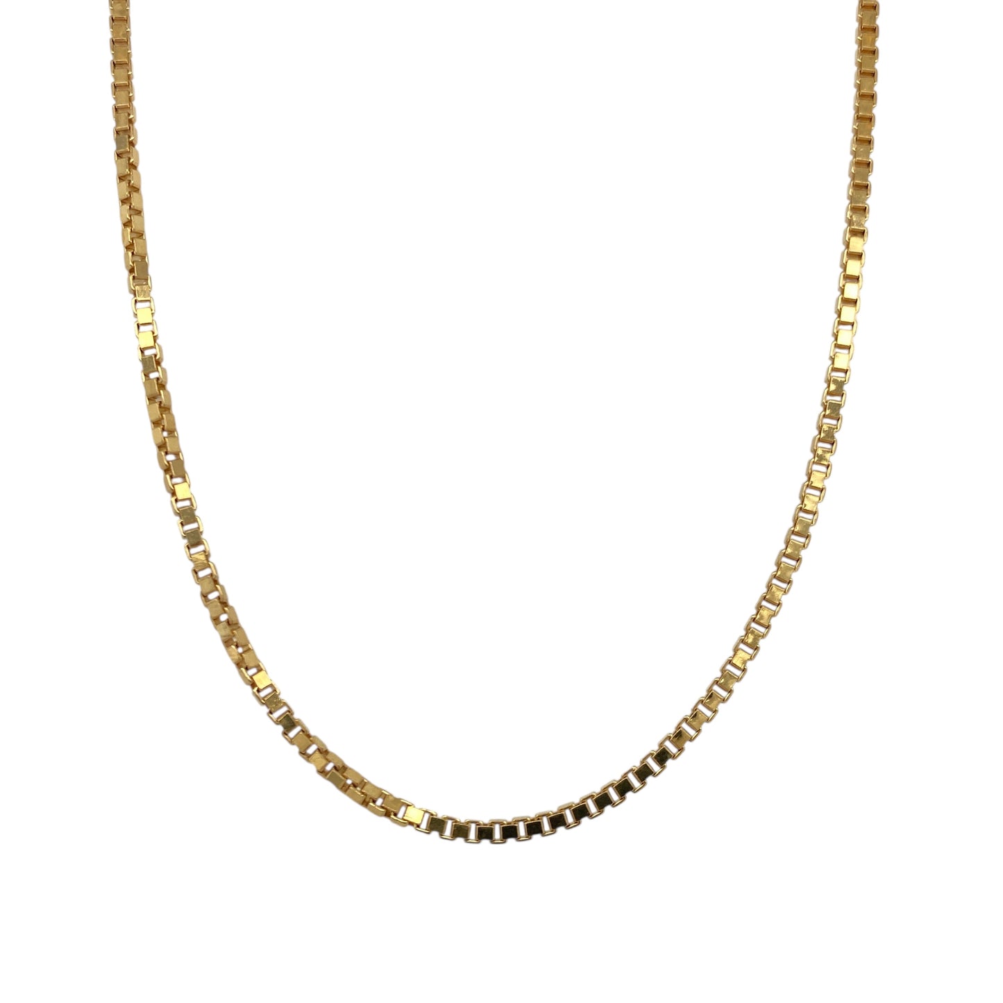9ct Gold 18" Box Chain