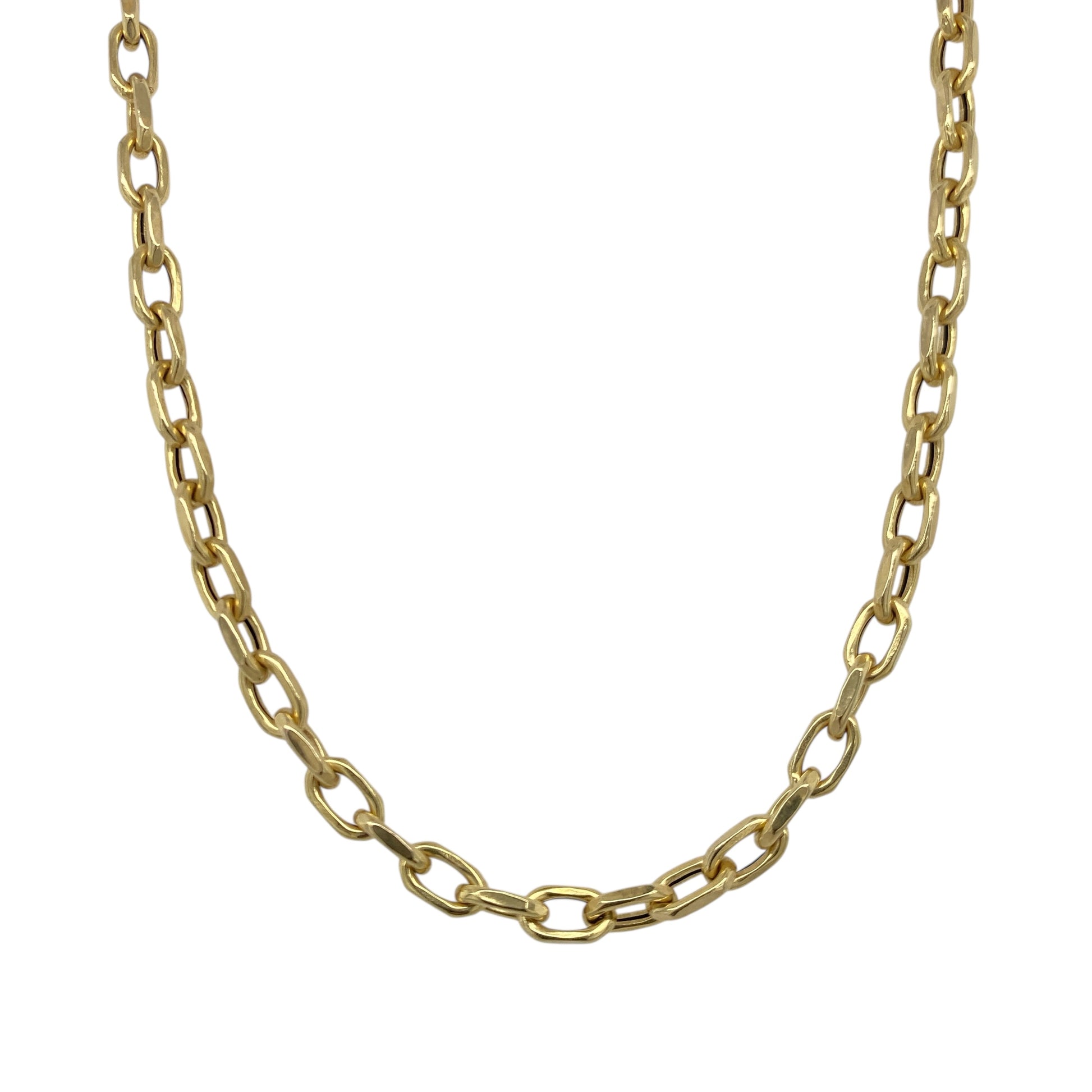 9ct Gold 20" Hollow Belcher Chain