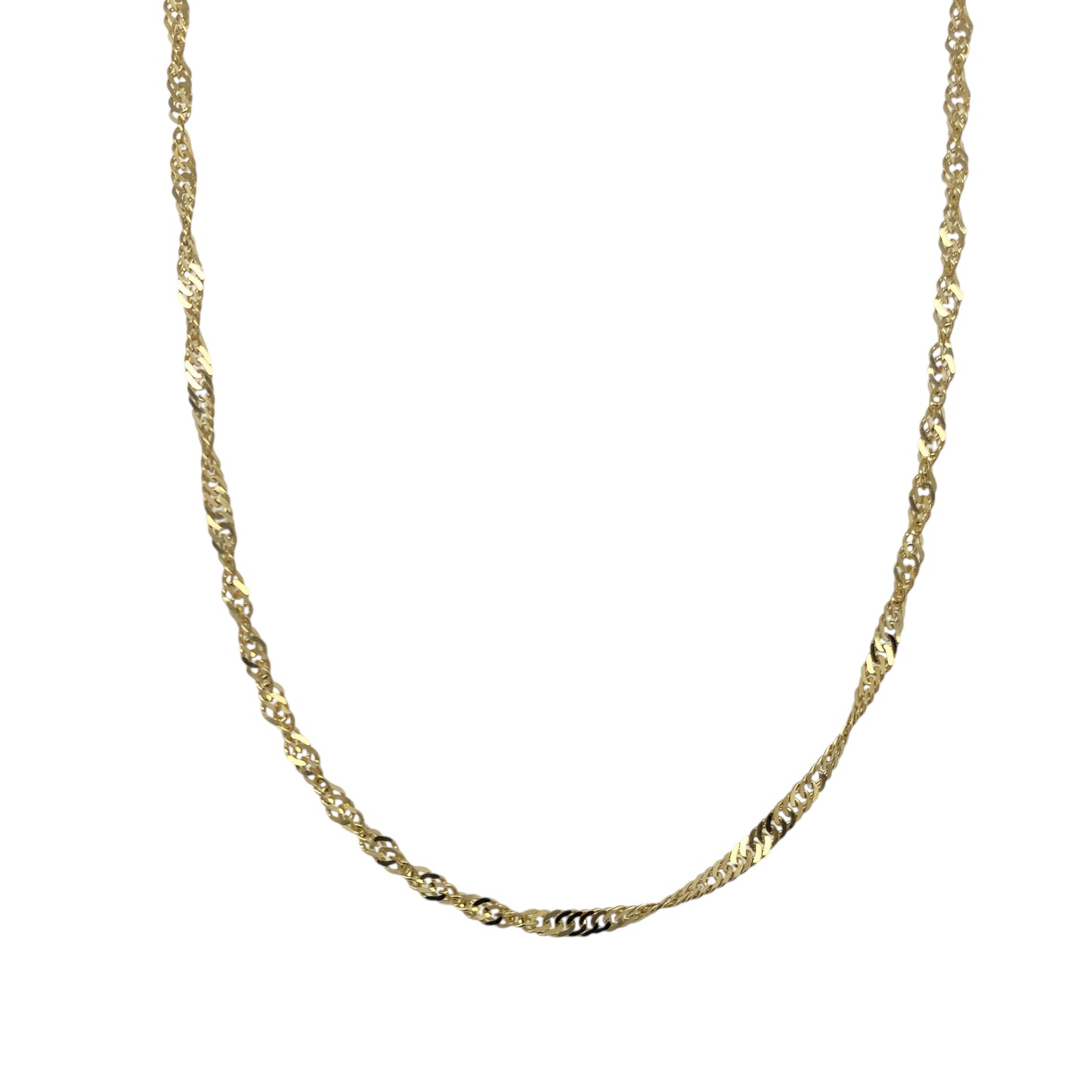 9ct Gold 24" Singapore Chain