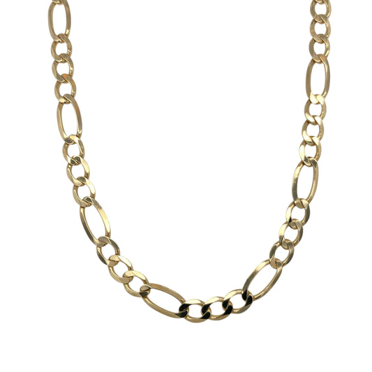 9ct Gold 28" Figaro Chain