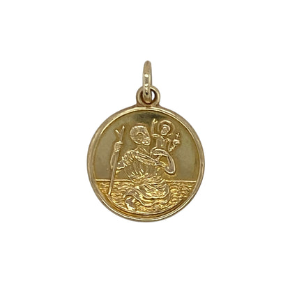 9ct Gold St Christopher Pendant