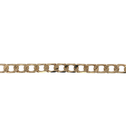 9ct Gold 8" Curb Bracelet