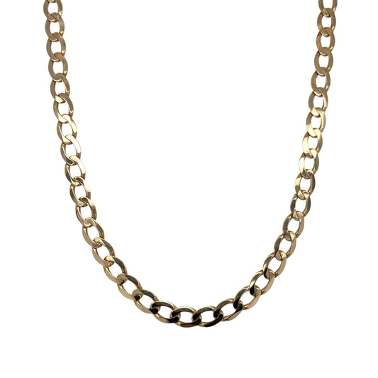 9ct Gold 18" Curb Chain