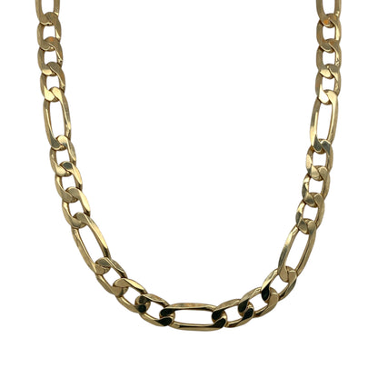 9ct Gold 22" Figaro Chain