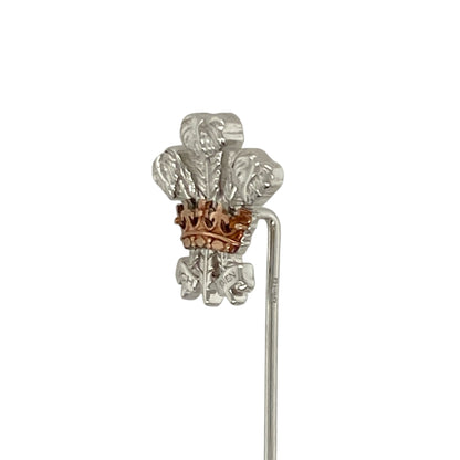 925 Silver Clogau Three Feathers Tie Pin