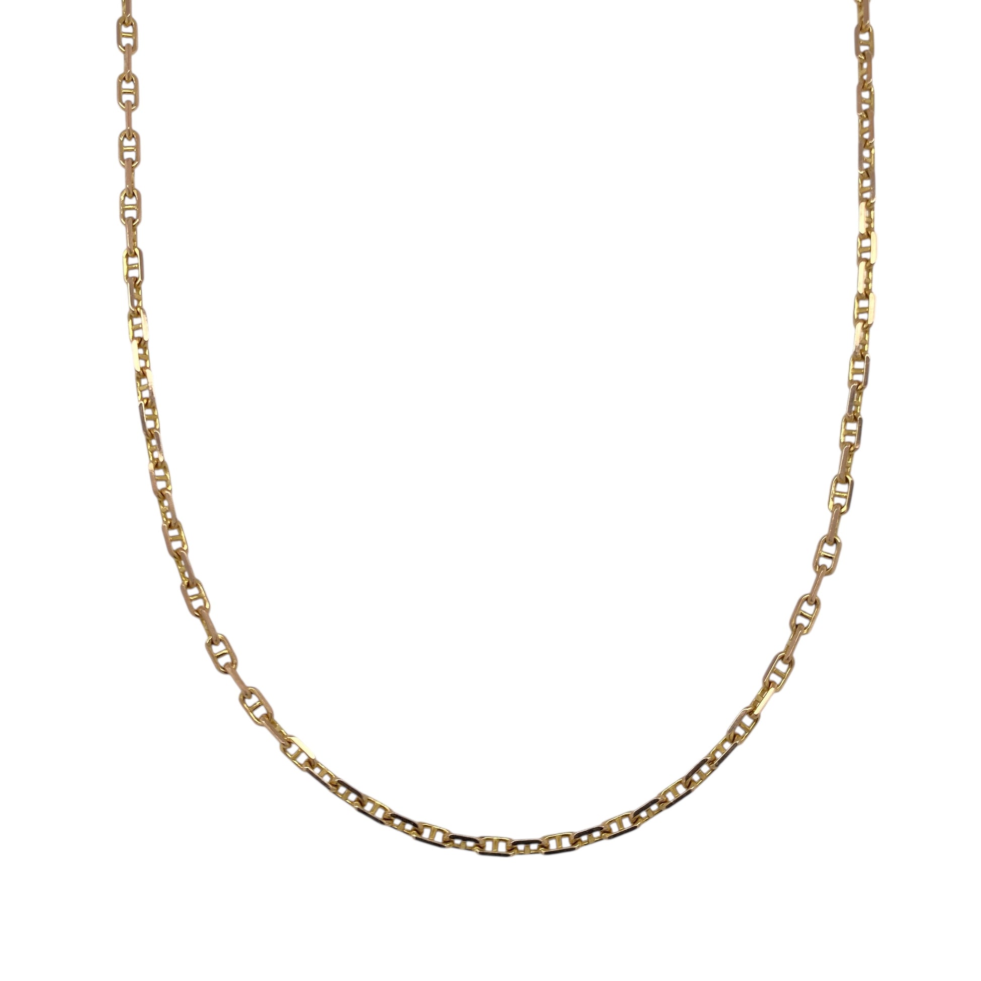 9ct Gold 16" Anchor Chain