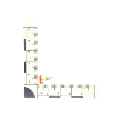 9ct Gold & Cameo Oval Stud Earrings