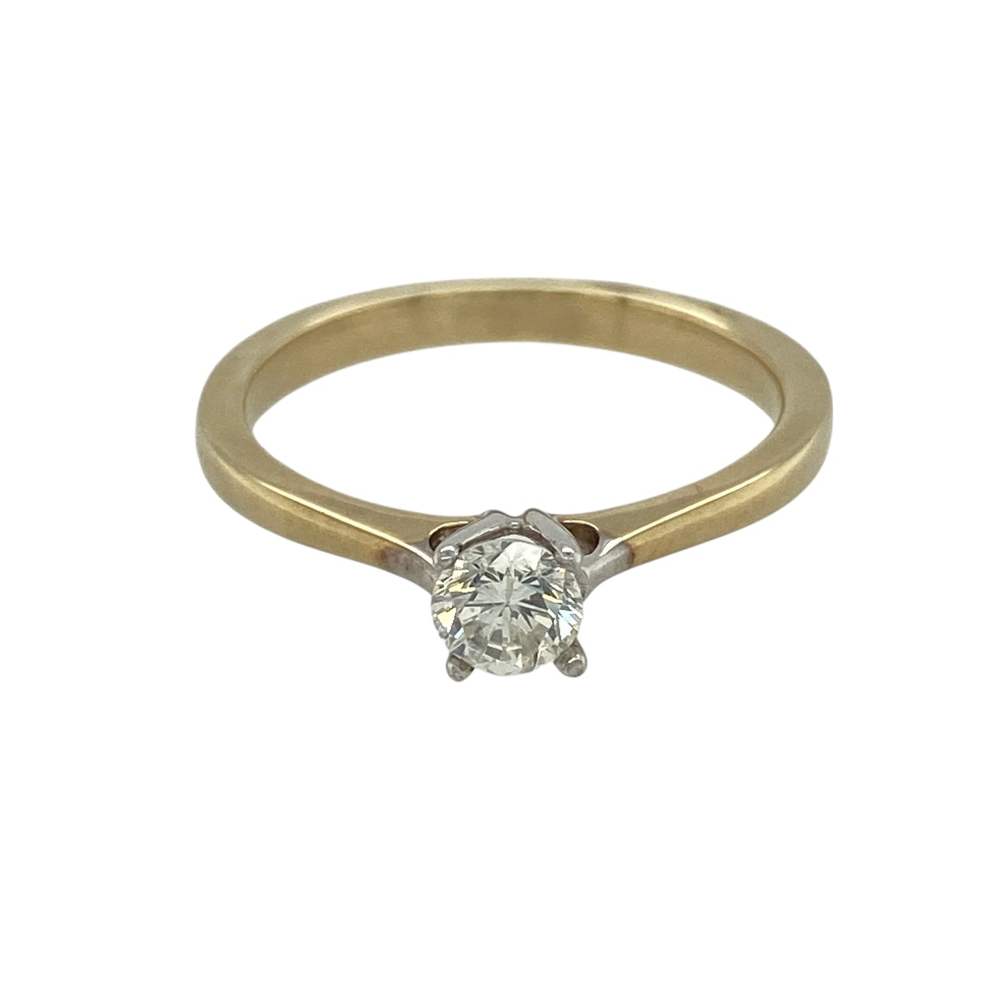 New 9ct Gold & Diamond Set Solitaire Ring