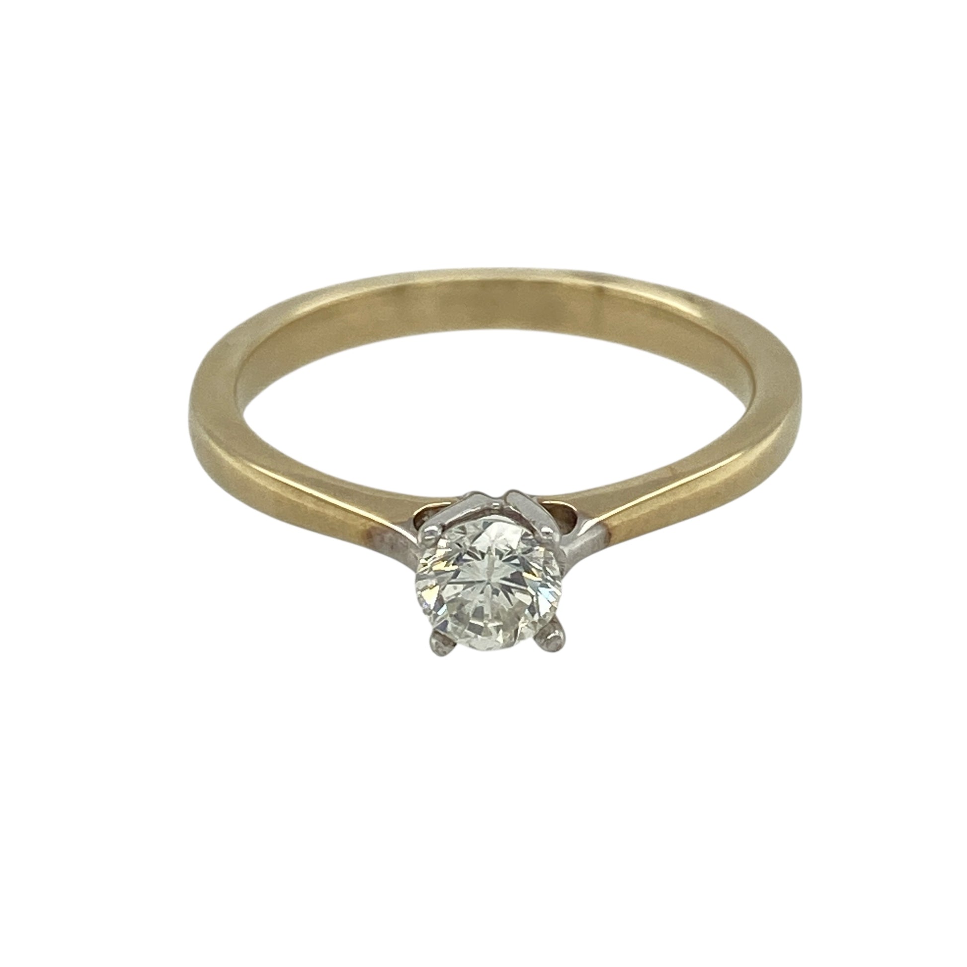 New 9ct Gold & Diamond Set Solitaire Ring