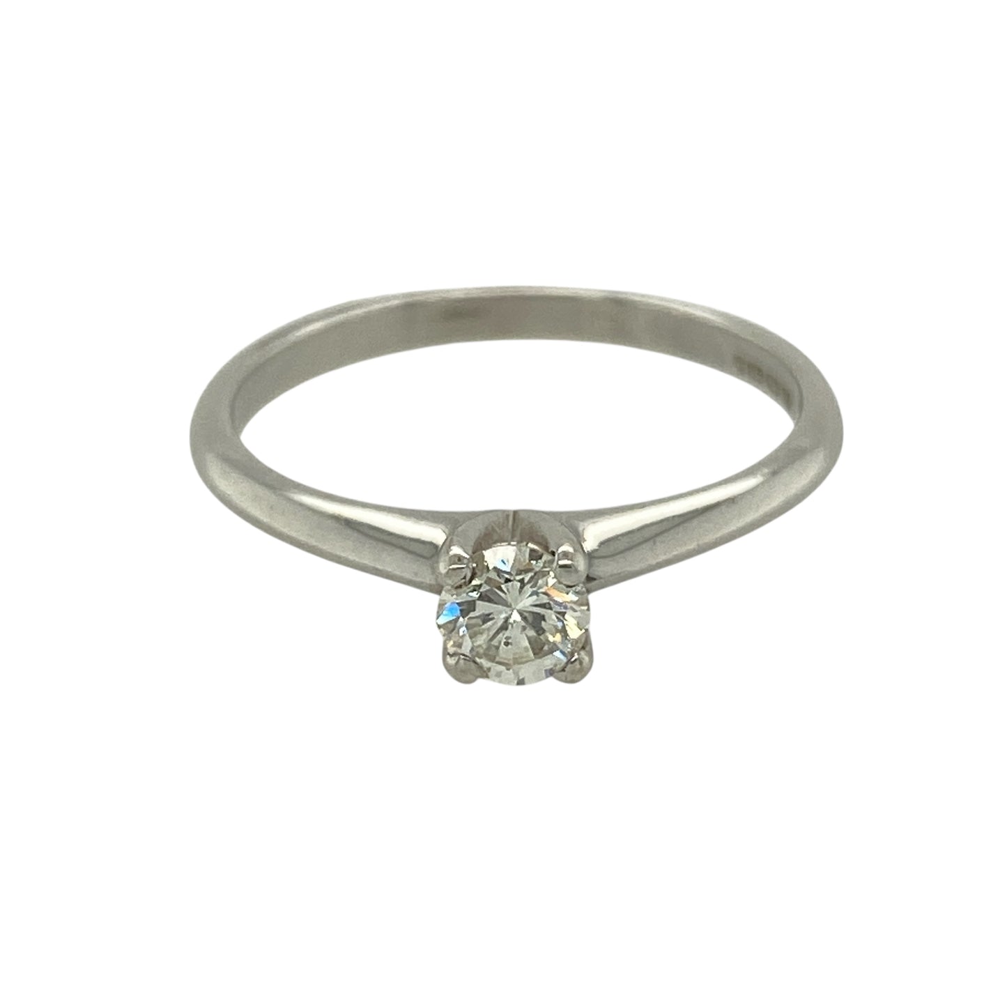 New 9ct White Gold & Diamond Set Solitaire Ring
