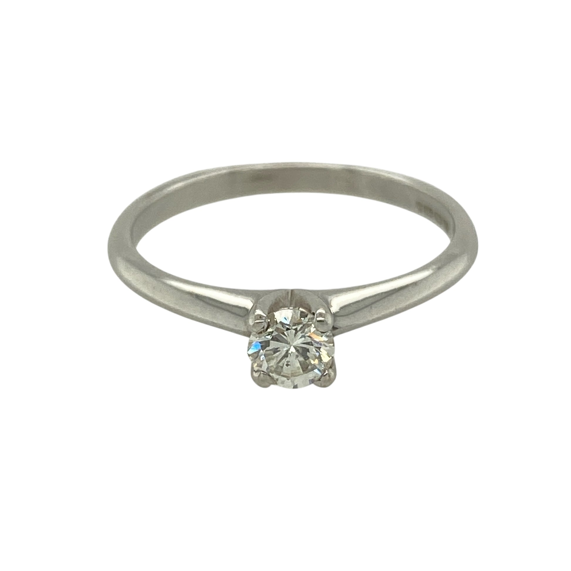 New 9ct White Gold & Diamond Set Solitaire Ring