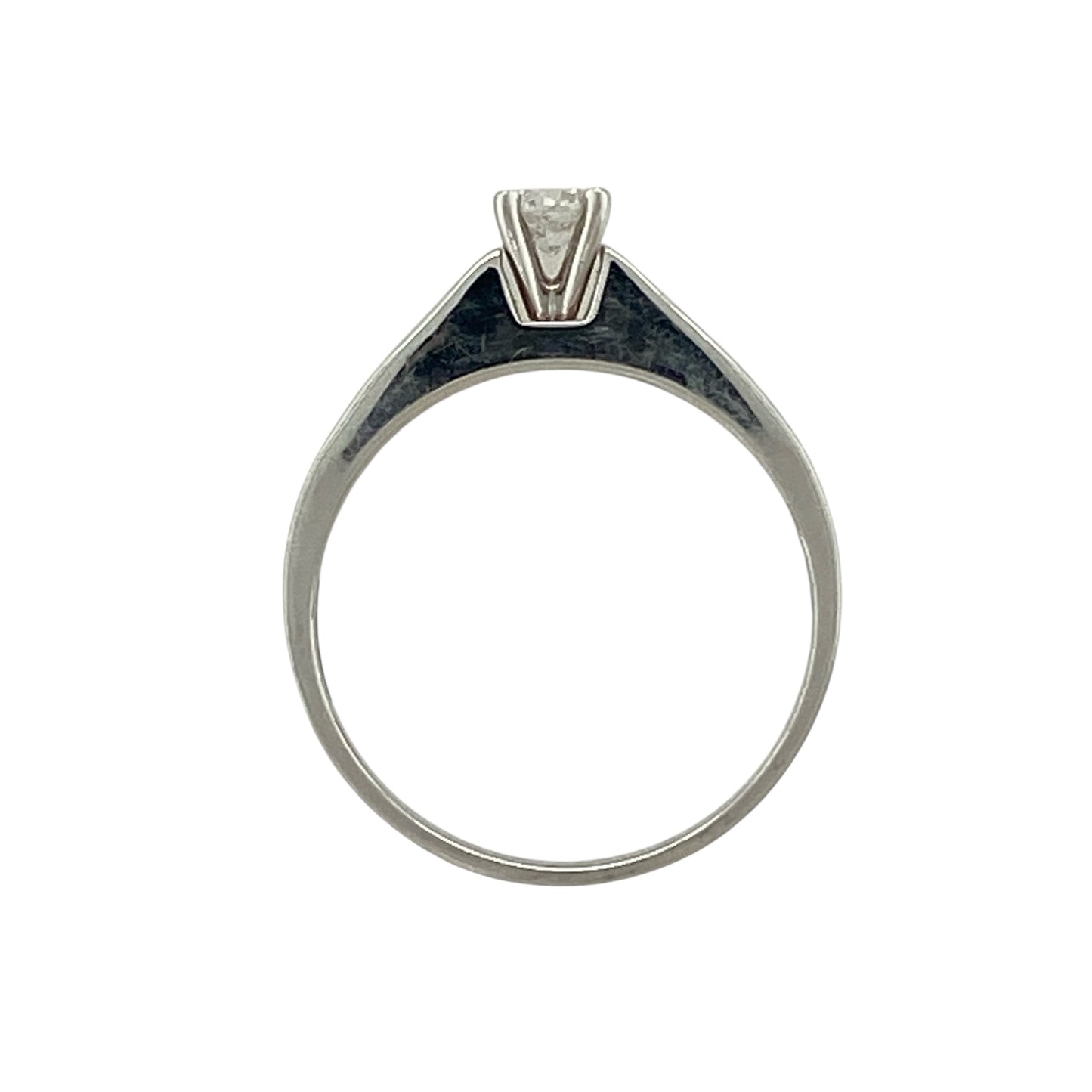 New 9ct White Gold & Diamond Set Solitaire Ring