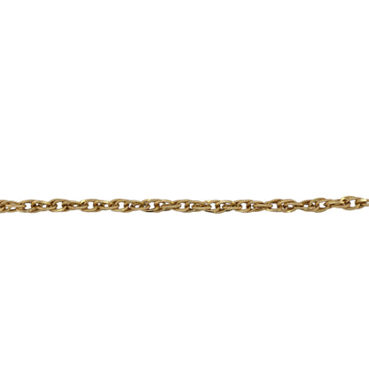 9ct Gold 7.75" Prince of Wales Bracelet