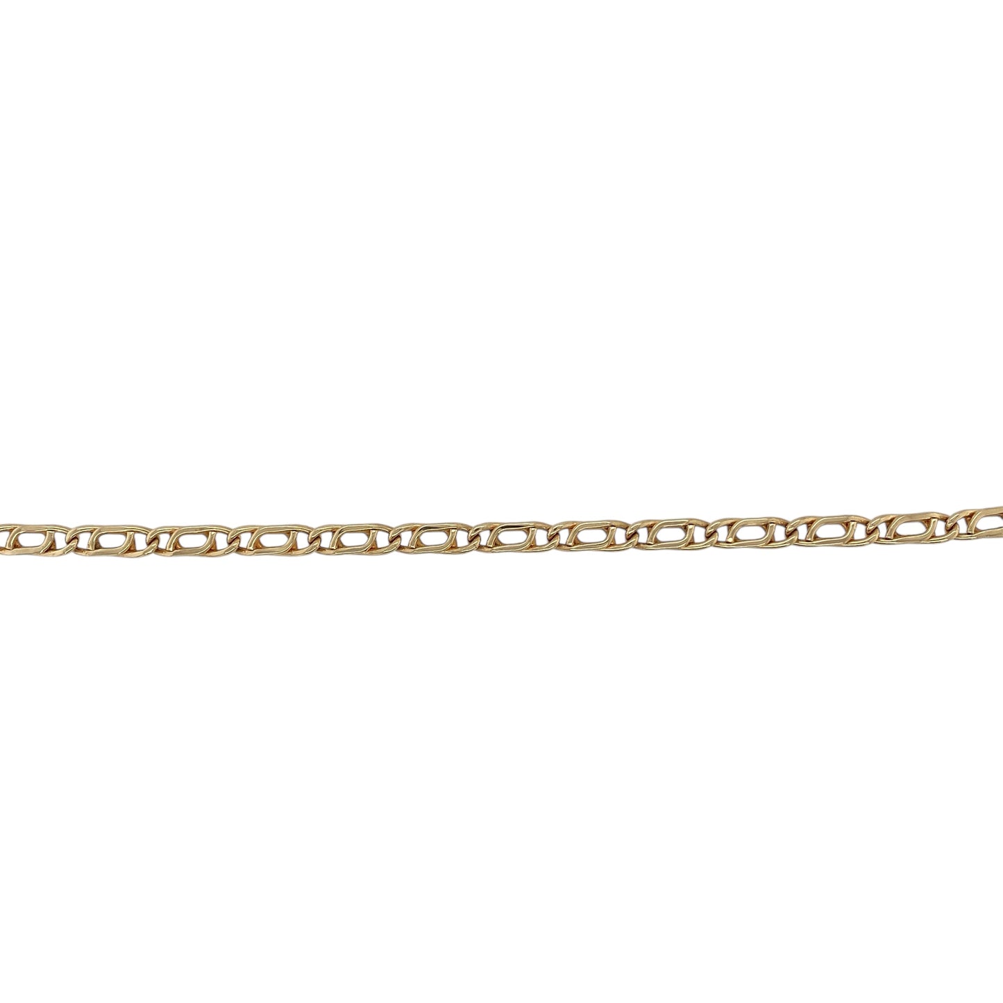 9ct Gold 8" Double Curb Bracelet