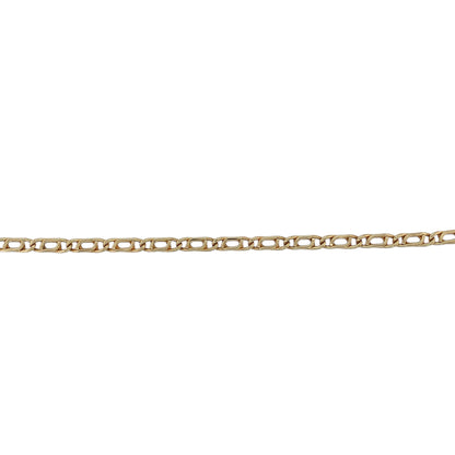 9ct Gold 8" Double Curb Bracelet