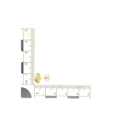 9ct Gold Knot Stud Earrings