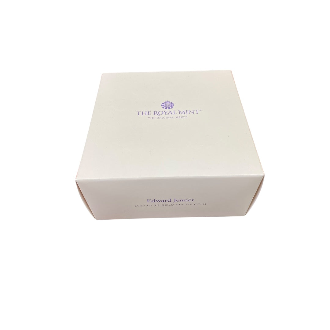 2023 Edward Jenner UK 22ct Gold £2 Gold Proof Coin