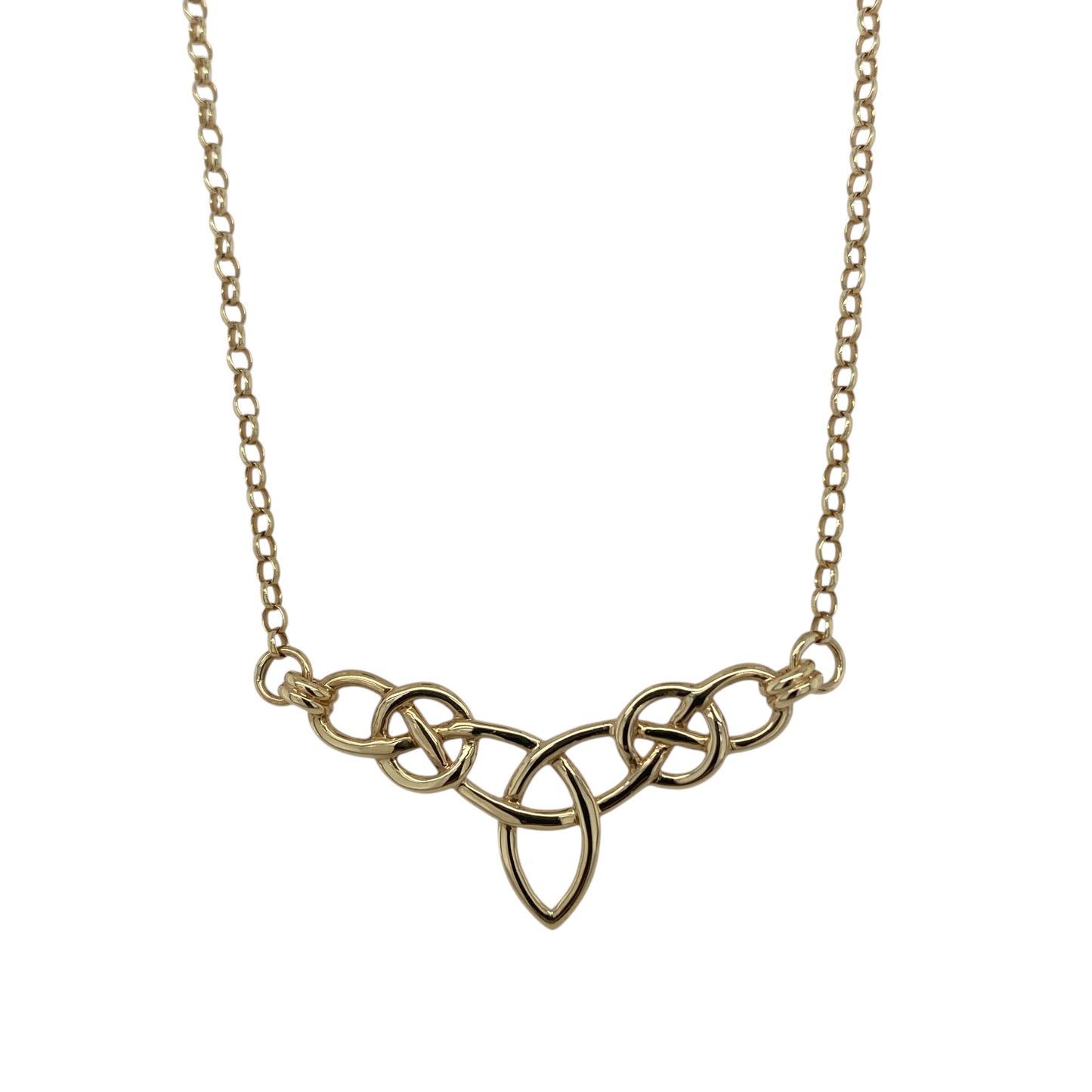 9ct Gold Celtic Knot 16" Necklace