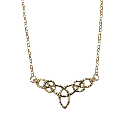 9ct Gold Celtic Knot 16" Necklace