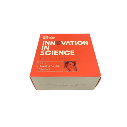 2020 Innovation of Science Rosalind Franklin UK 22ct Gold 50p Gold Proof Coin