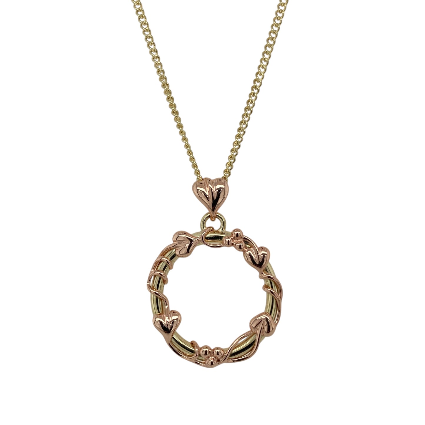 9ct Gold Clogau Tree of Life Circle 18" Necklace