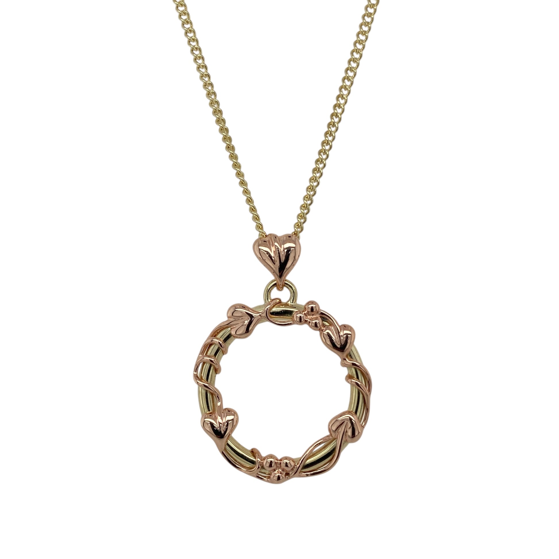 9ct Gold Clogau Tree of Life Circle 18" Necklace